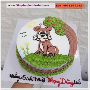 Bánh Sinh Nhật Con Chó - YG08